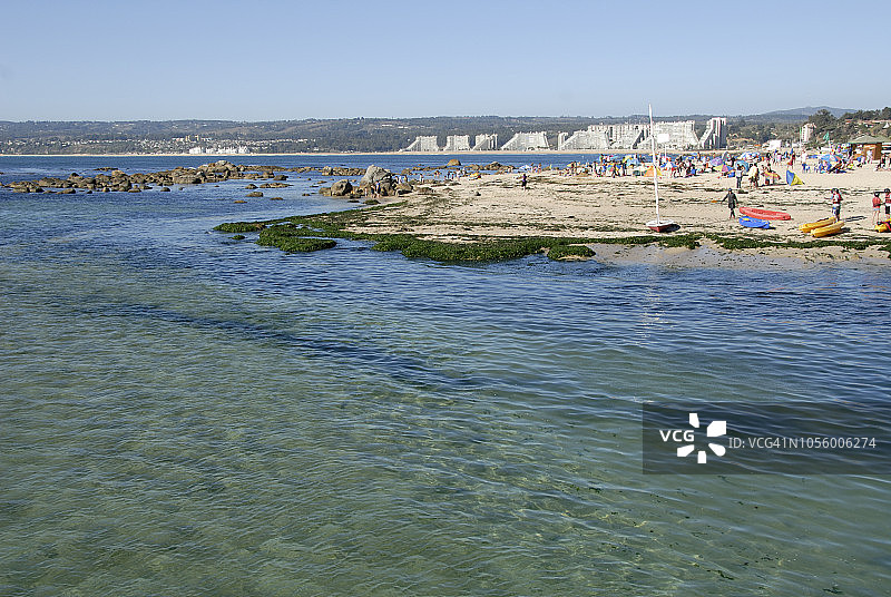 智利阿尔加罗博海滩图片素材