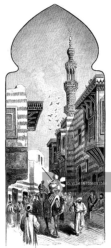 开罗的街头生活图片素材