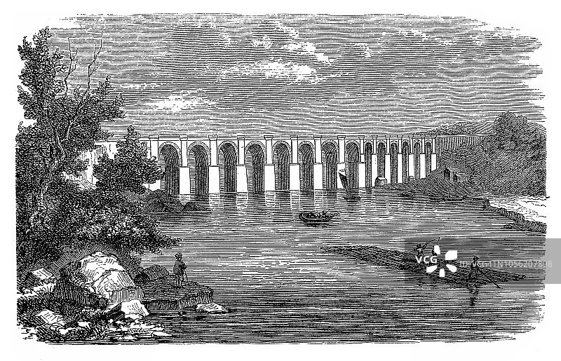 克罗顿输水道图片素材