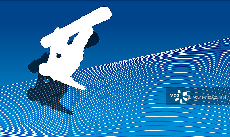 滑雪板图案图片素材