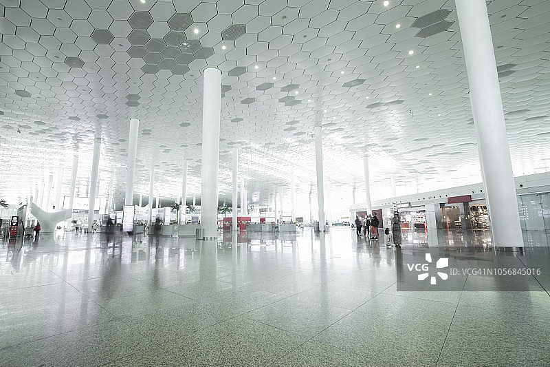 现代机场内景图片素材