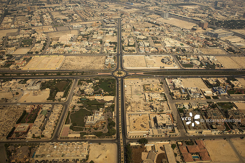沙特阿拉伯的航拍景色图片素材