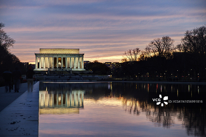 林肯纪念堂图片素材
