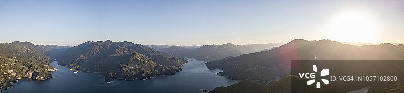 中国浙江省丽水市千峡湖图片素材