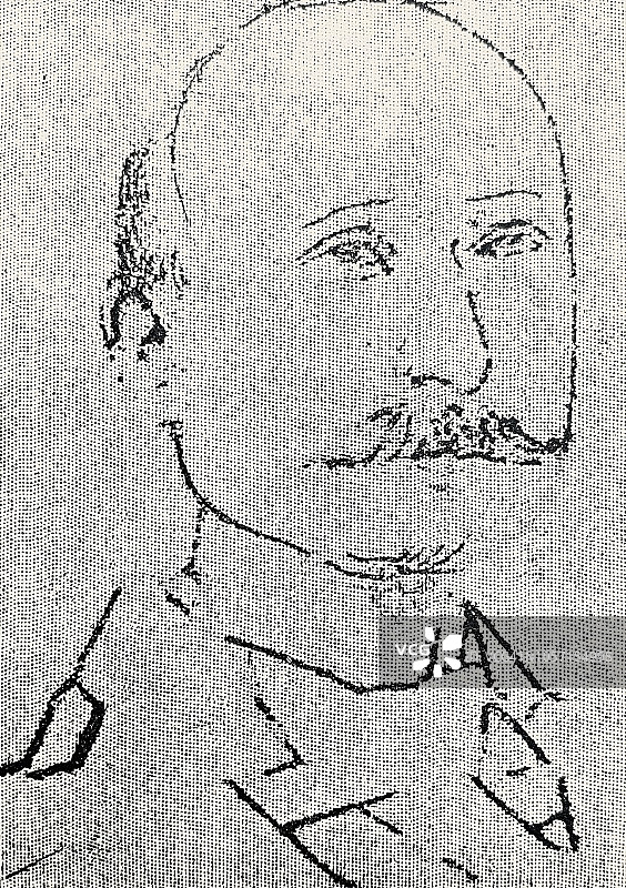 Hummel的传真电报：从纽约传输到圣路易斯的图纸图片素材