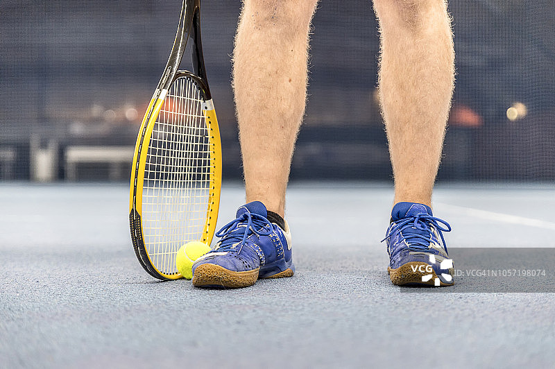 网球运动员的腿图片素材
