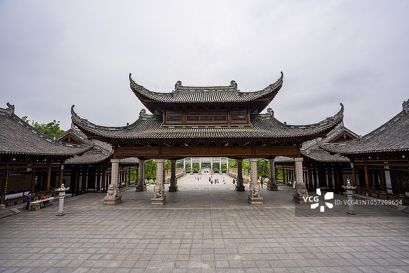 中国四川：大足石刻图片素材