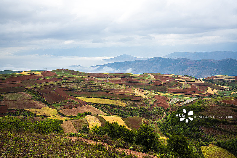 中国云南东川红土地图片素材