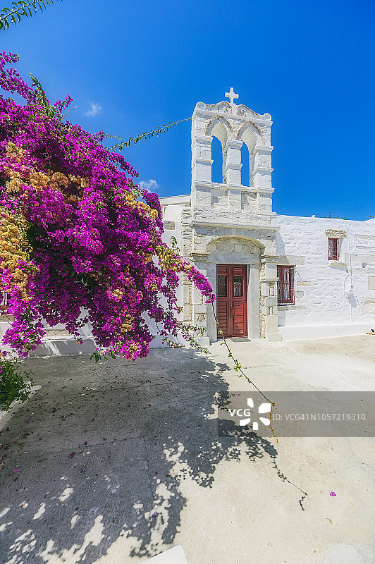希腊阿莫尔戈斯岛卡塔波拉教堂图片素材