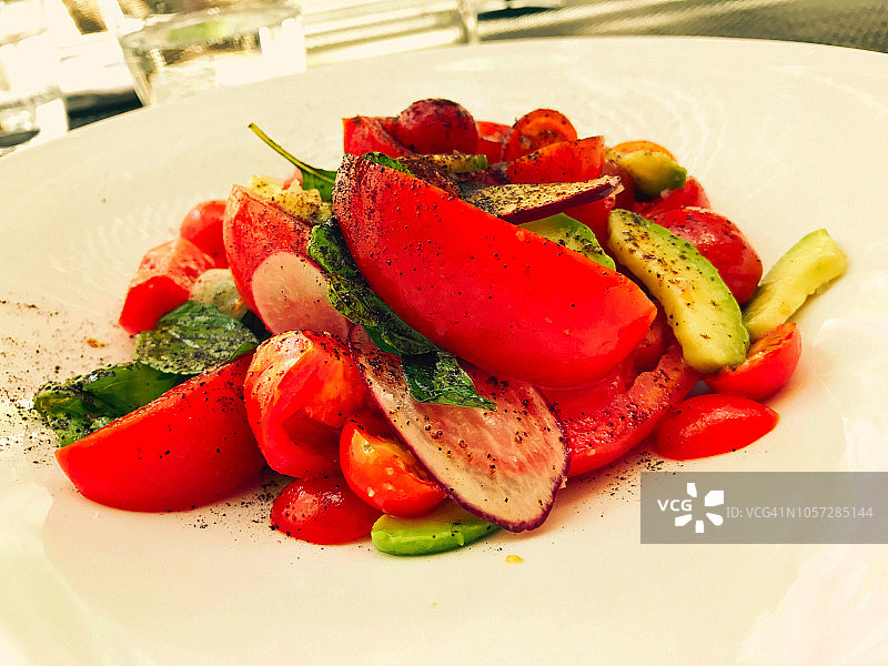 番茄沙拉图片素材