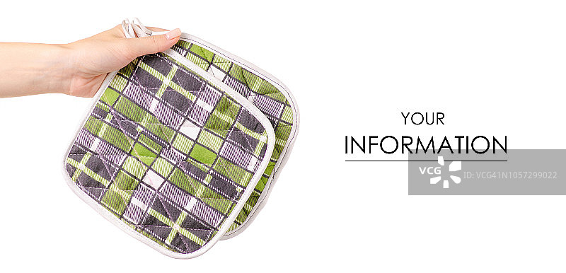 手套图案厨房隔热垫图片素材