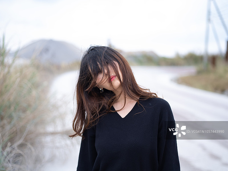 日本女人的肖像图片素材