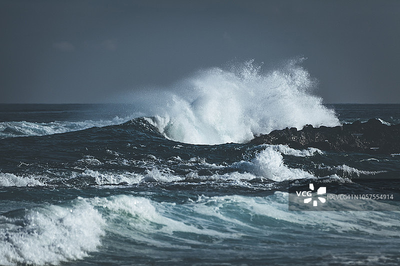 印度洋的波浪图片素材