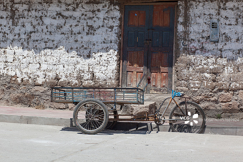 秘鲁的人力车图片素材