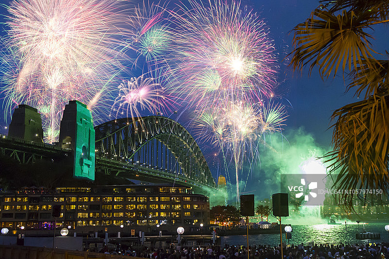 悉尼跨年夜图片素材