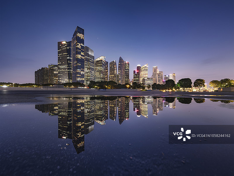 蓝色水域图片素材