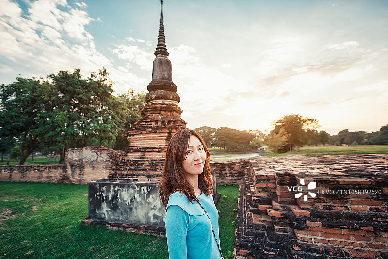 玛哈泰寺的肖像图片素材