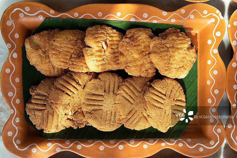 印度甜点Thekua图片素材