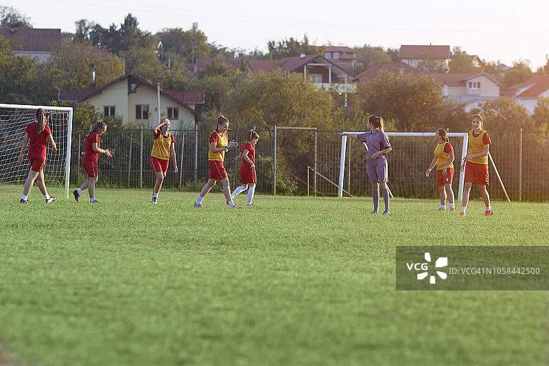 女足球裁判图片素材