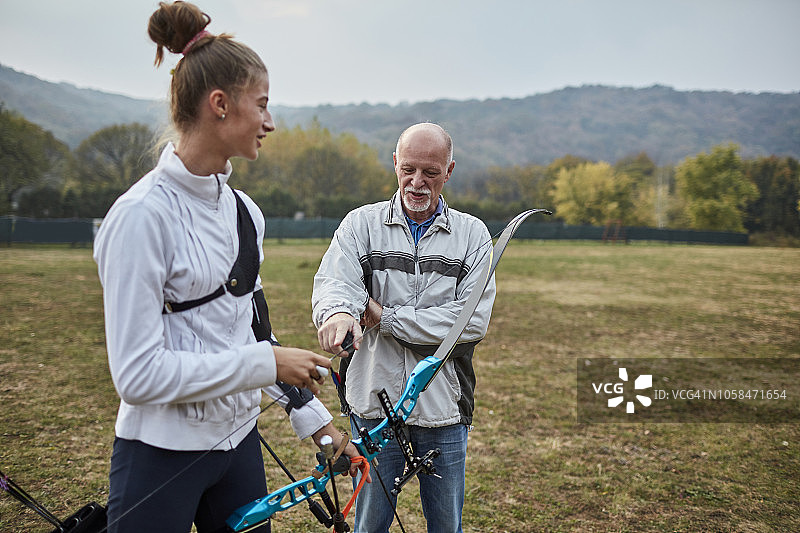 射箭训练图片素材