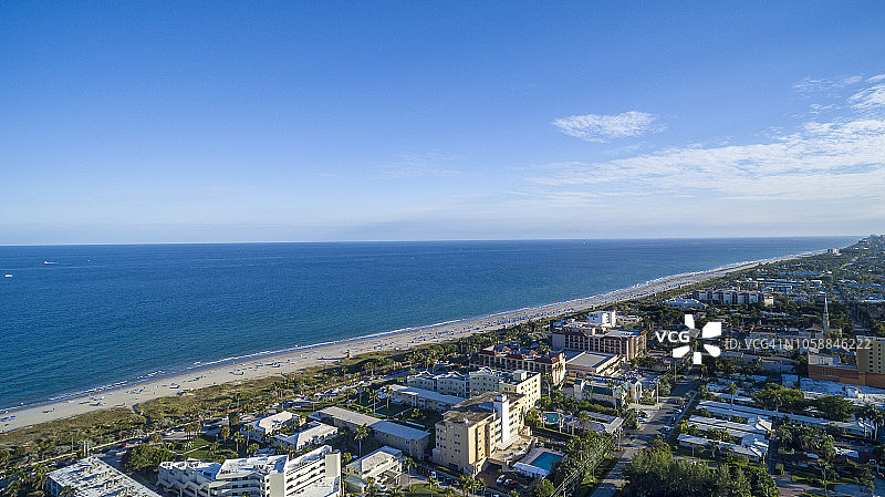 佛罗里达州德尔雷海滩航拍图片素材