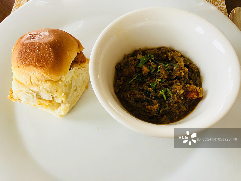 印度羊肉末卷图片素材