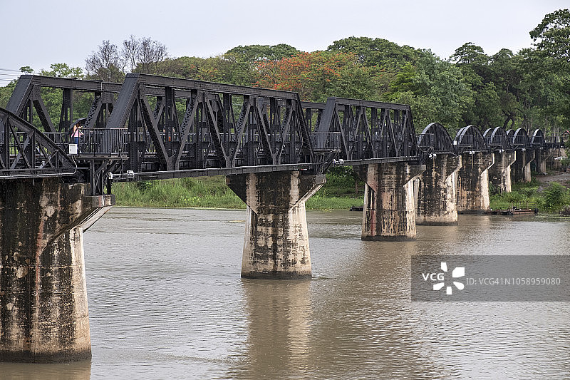 泰缅铁路桥，又名桂河大桥图片素材