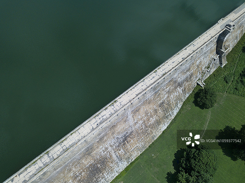 克罗顿水库和大坝桥图片素材