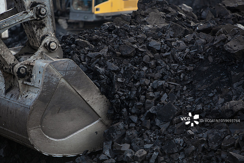 煤炭开采图片素材