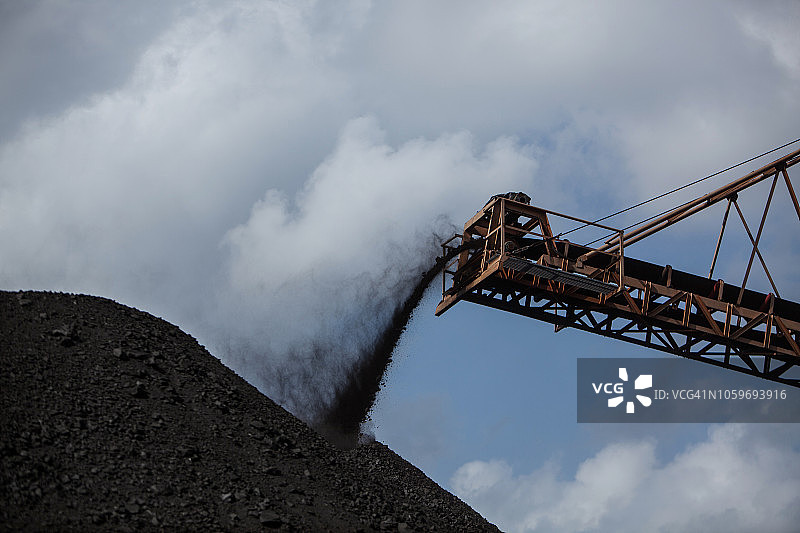 煤炭开采图片素材
