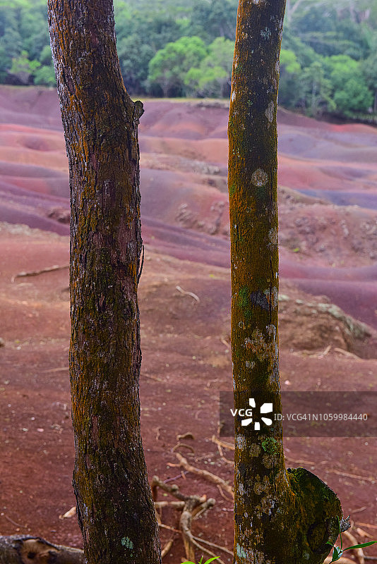 毛里求斯七色土图片素材