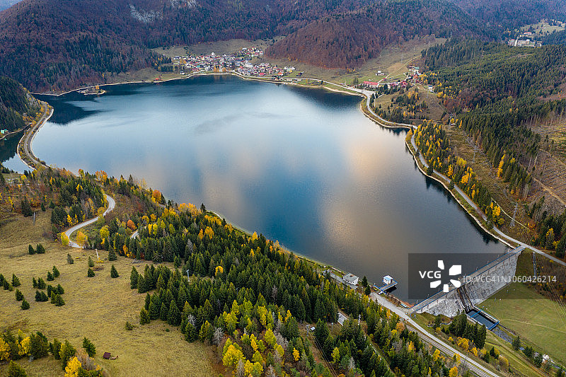 斯洛伐克的湖泊图片素材