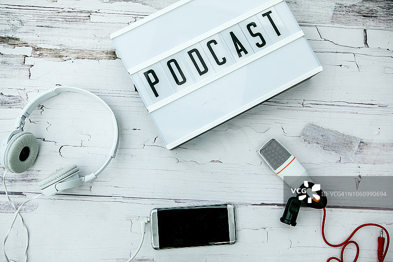 播客概念图片素材