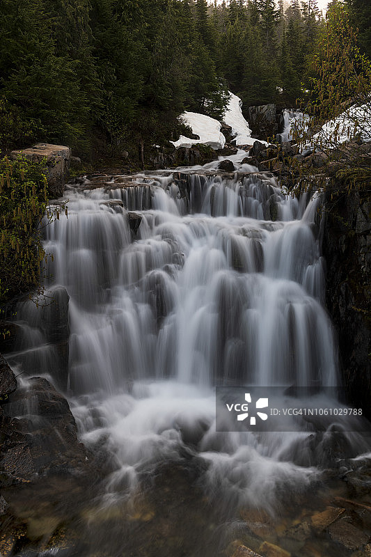 阳光小溪图片素材