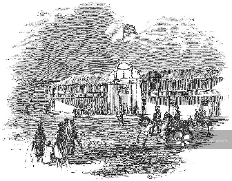 哥斯达黎加圣何塞总统府（19世纪）图片素材