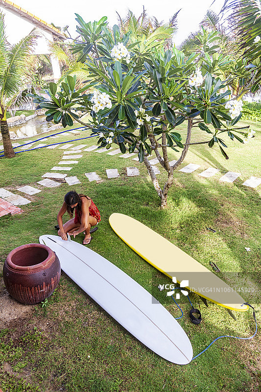 越南，南海上的美奈海滩图片素材