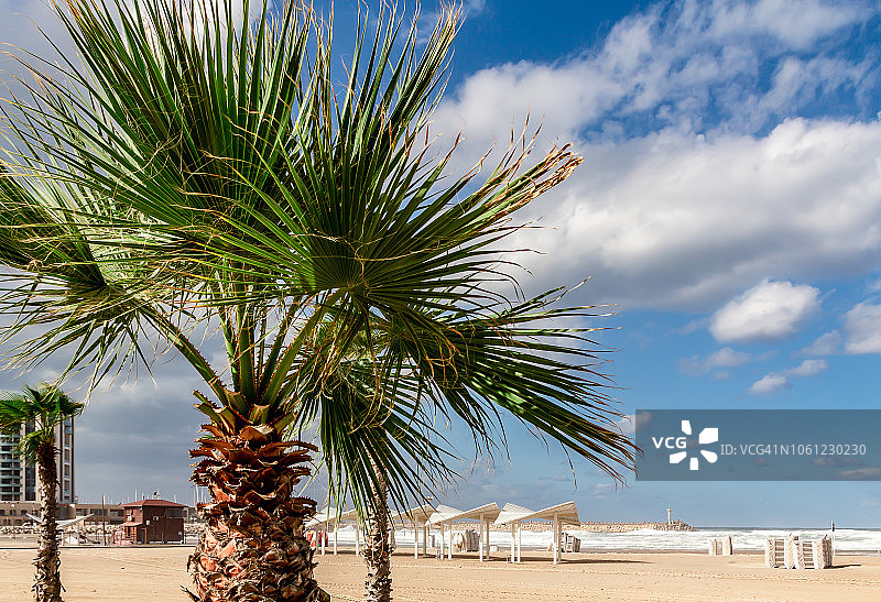 地中海海滩图片素材