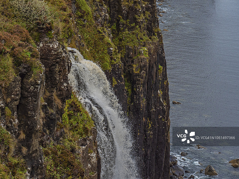 米尔特瀑布：苏格兰高地图片素材