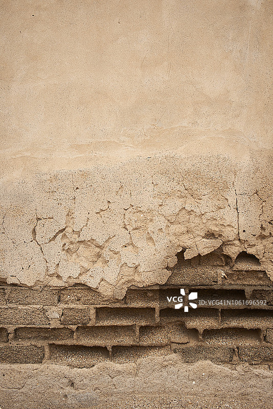 科尔曼斯科普废弃住宅的墙壁竖版照片图片素材