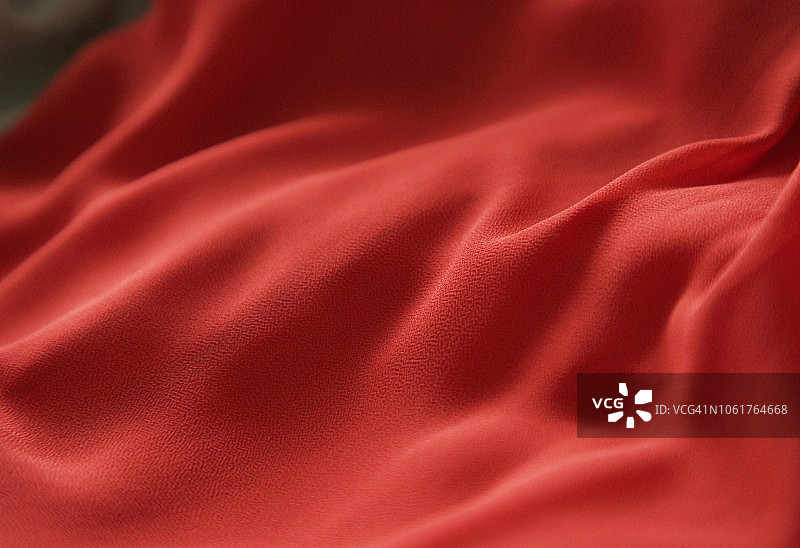 红色布料的表面图片素材