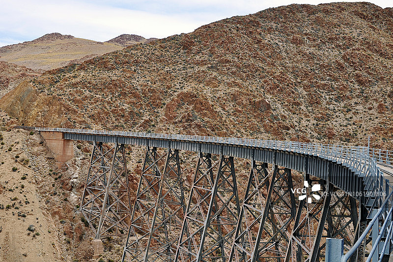 阿根廷萨尔塔省波尔沃里拉高架桥图片素材