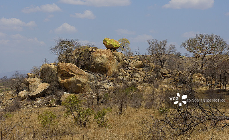 克鲁格的丘陵与岩石图片素材