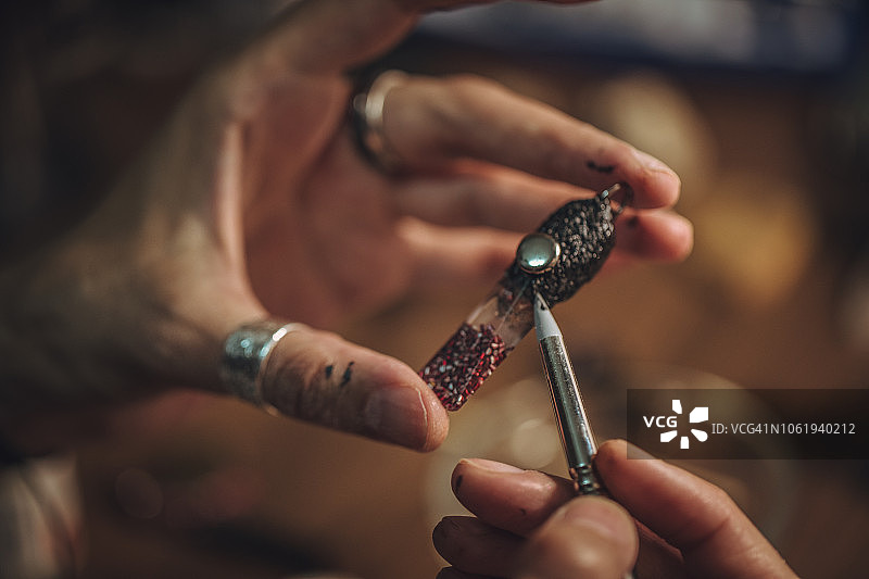手工珠宝制作图片素材