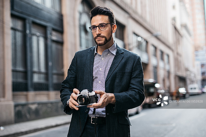 街头摄影师图片素材