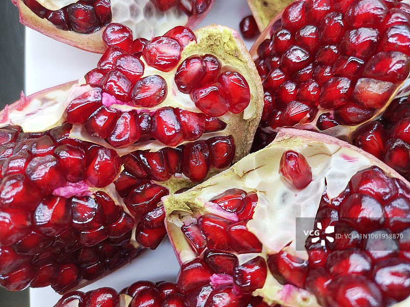 石榴籽特写背景图片素材