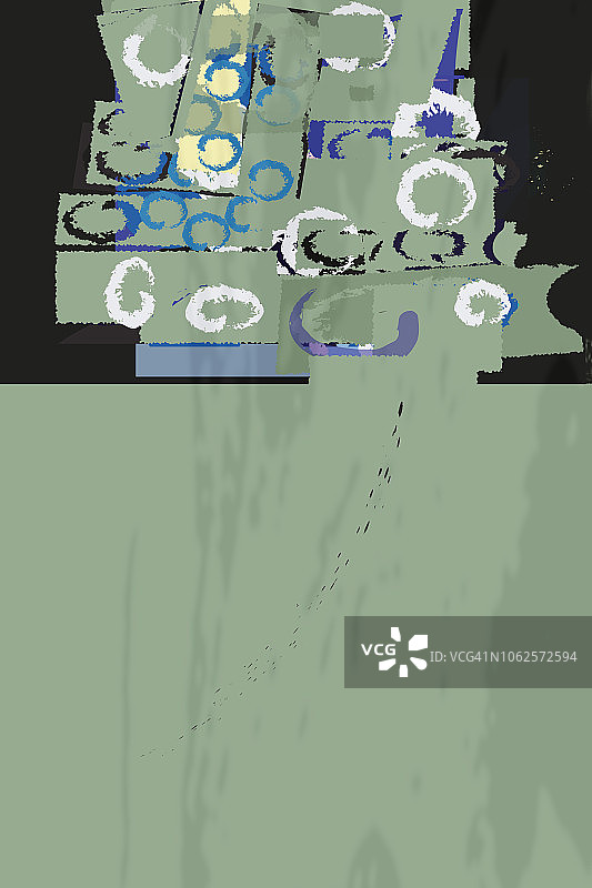 橄榄绿色抽象矢量图图片素材