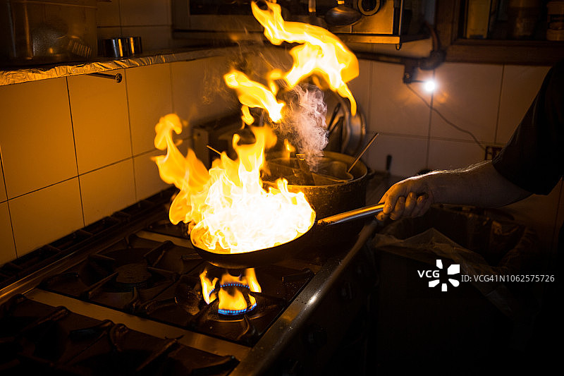 危险烹饪图片素材