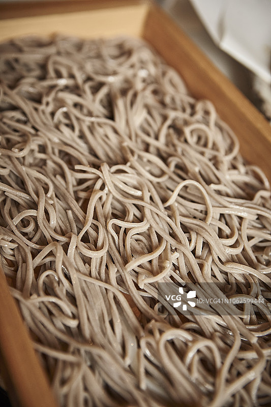 荞麦面特写图片素材