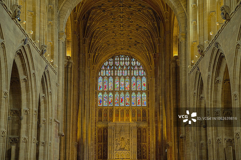 英国多塞特郡舍伯恩修道院图片素材