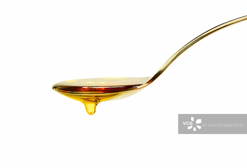 勺子上的蜂蜜图片素材